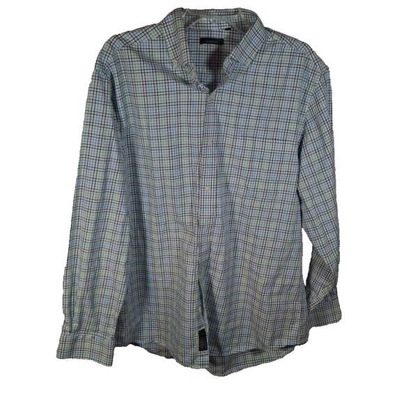 turtleson Other - Turtleson Blue Green Check Mens Button up Shirt Size XL Preppy‎  Easter Spring